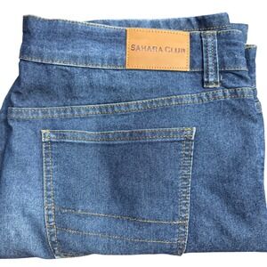 Sahara Club Stretch Jeans Men's 40W x 30L Blue Denim Classic Fit